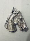 Solid Sterling Silver Heavy Quality Horse Head Pendant  