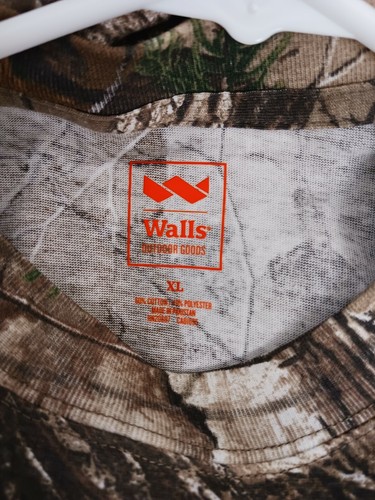 Walls Realtree Camouflage Short Sleeve Tshirt Men's Size XL - Picture 7 of 9