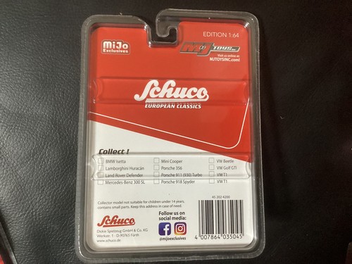 1:64 Schuco Mijo European Classics 452024200 Mini Cooper, blau, limitiert S2 - Bild 3 von 3