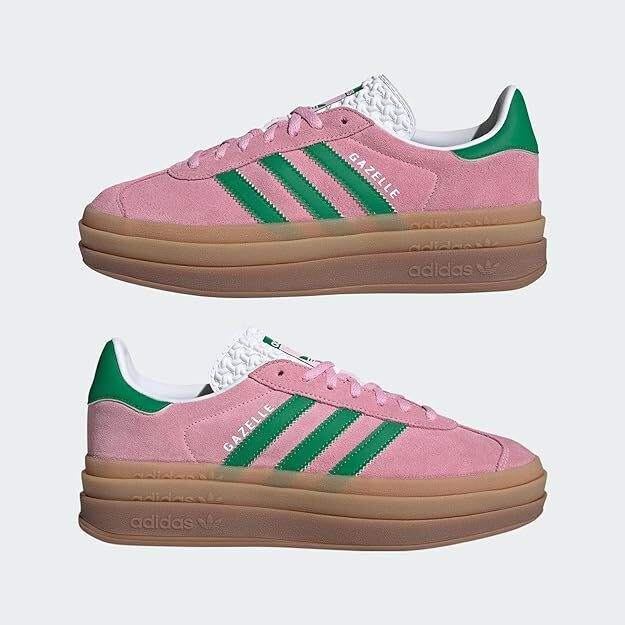 【ADIDAS】 IE0420 Gazelle Bold adidas Gazelle Bold Shoes - Pink | Free Shipping with