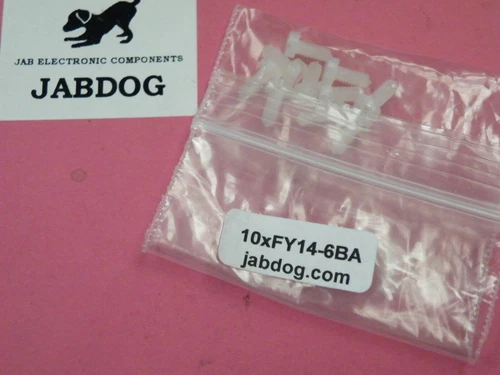 10 Pcs Nylon Plastic 6BA x 1/4" long cheese head screws FY14-6BA 2g Z100