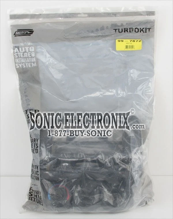 Metra 99-7872 单 DIN 或双 DIN 安装套件适用于 2007 - 2008 年本田 Fit — 第 3/3 张图片