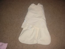 BAMBINI SLEEPSACK AND SWADDLE WHITE wearable blanket
