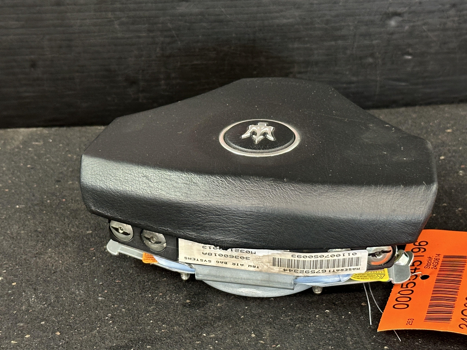 03-07 MASERATI COUPE GT DRIVER LEFT LH STEERING WHEEL AIR BAG INFLATOR 67592344