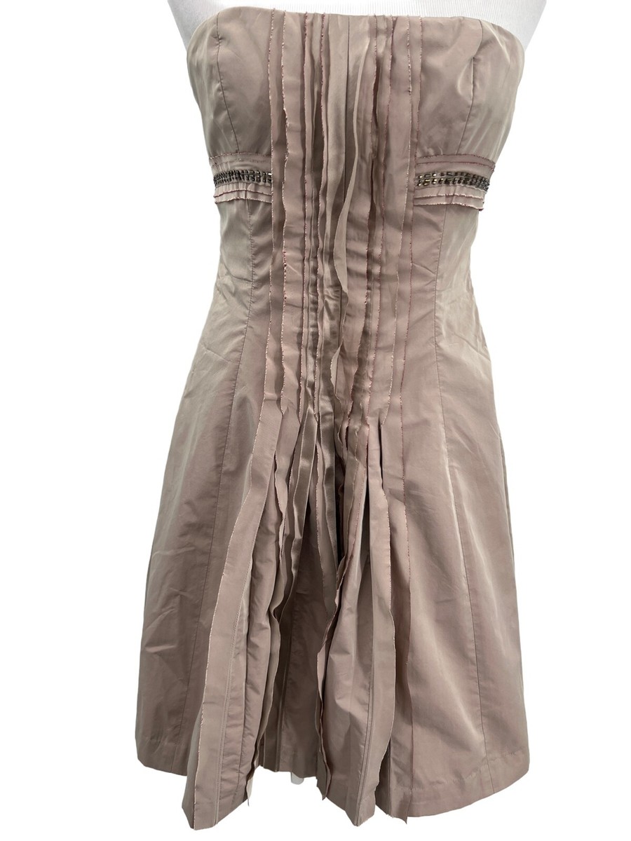 sachin and babi light blue dress The Felicity Strapless Satin Maxi Dress Champagne Size XL from Hello Molly main image 1