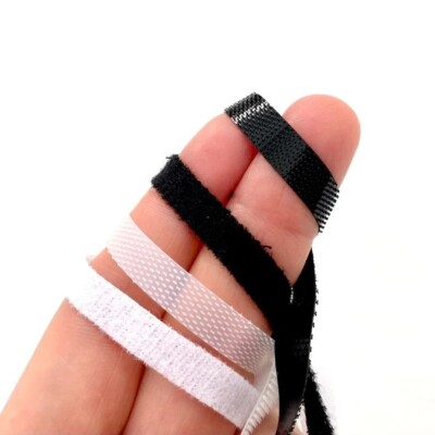 Verschluss für Puppenkleidung 6 mm zum Annähen ultradünner Riemen Magic Tape DIY Puppe