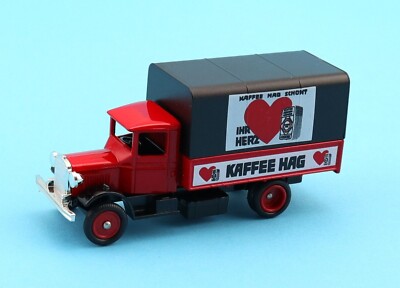 Göde Classic Car Collection Mack Canvas Back-Truck ''Kaffee Hag'' LLEDO Days Gone
