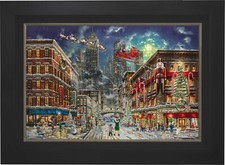 Thomas Kinkade Studios Elf The Movie 24 x 36 LE Canvas G/P Framed