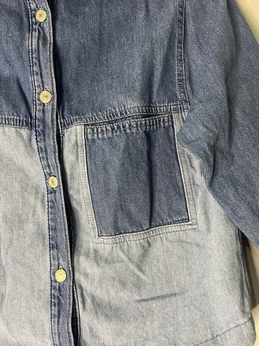 Zara | Shirts & Tops | Zara Kids DenimShirts Patchwork Pockets 10 Cm 140 - Picture 4 of 18