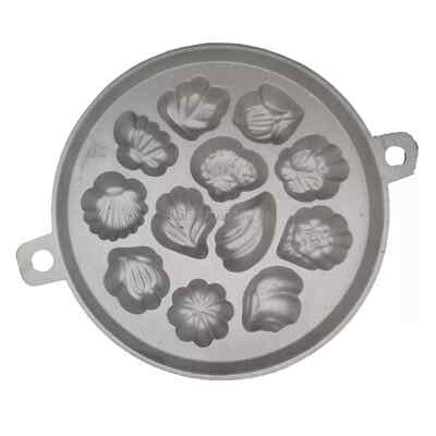 Homemade Madeleine Cookies Kuih Bahulu Mold Aluminum Pans Cornbread Turks Head