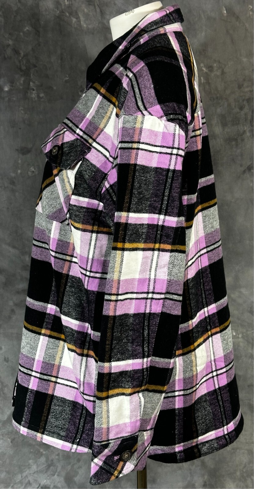 Barbour Women's Fairbarn Overshirt Multi Check Jacket sz 8 (14821) NEW image 3