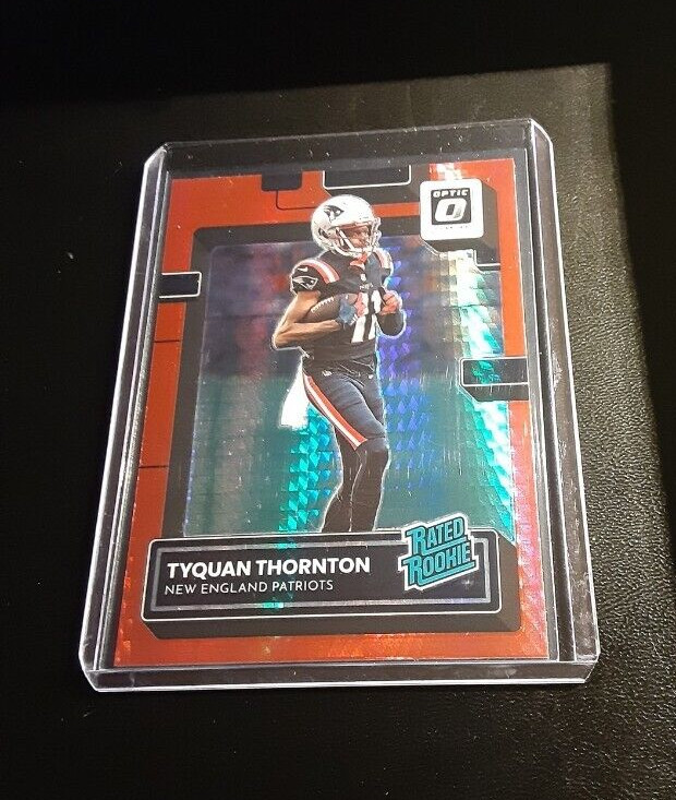 2022 Donruss Optic #222 Tyquan Thornton Rated Rookie Fanatics Red Hyper Prizm