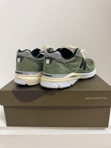 Size 10 - New Balance 990v3 Made In USA x JJJJound Olive 2022 Replacement Box - Picture 4 of 5