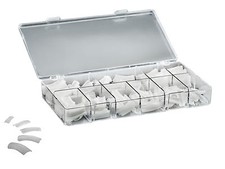 Nagel Tips Natur 500 Set Premium Kunstnägel Box künstliche Fingernägel Nägel