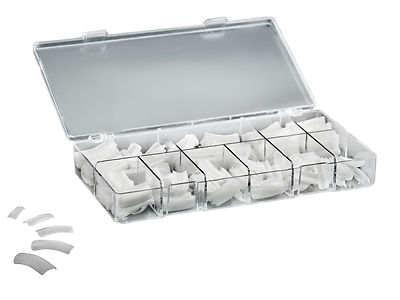 Nagel Tips Natur 500 Set Premium Kunstnägel Box künstliche Fingernägel Nägel