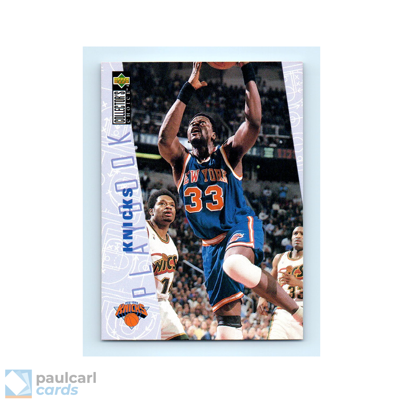 1996-97 Upper Deck Collector's Choice #384 Knicks Playbook Patrick Ewing  Card | eBay