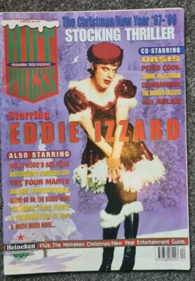 Hot Press MAGAZINE NEW YEAR BUMPER 97 SHANE McGOWAN, ASLAN, EDDIE IZZARD, OASIS