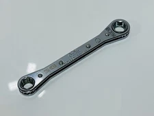 Omega Technologies ATBR4350 Hi-Lok SAE 7/16” x 1/2” Ratcheting Flat Box Wrench