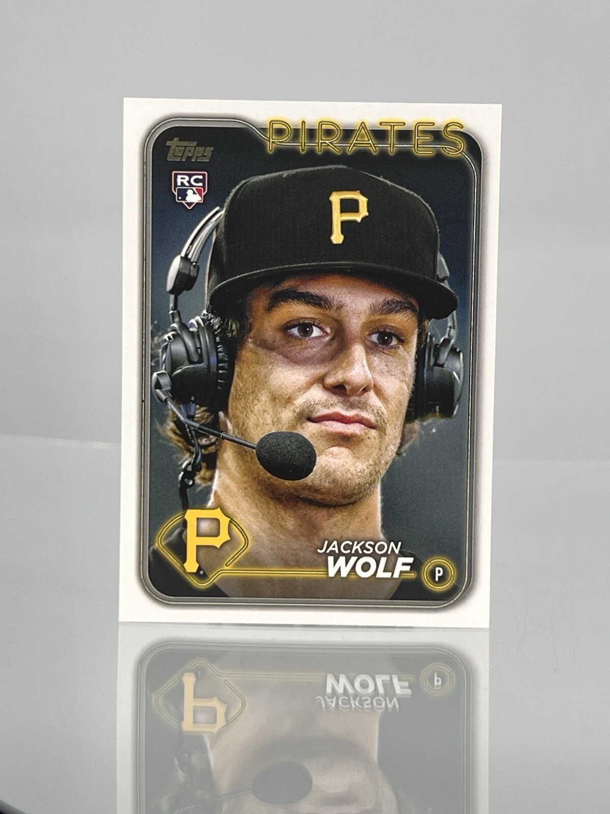 2024 Topps - Jackson Wolf #523 GOLDEN MIRROR VARIATION SSP RC
