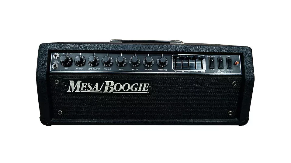 Mesa Boogie .50 Caliber Plus Amp Head - Black Vinyl Cover, Heavy