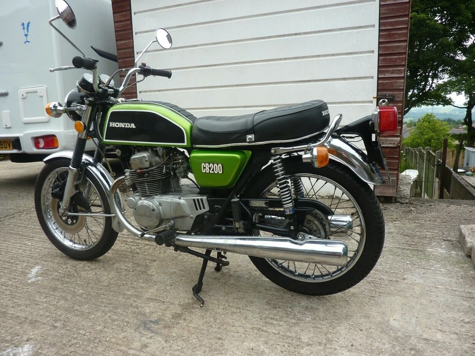 73-74 Honda CB200K CB200 K0 parachoques trasero manija asiento agarre riel 75-76 CB200T T0-T1 Foto 4 de 4