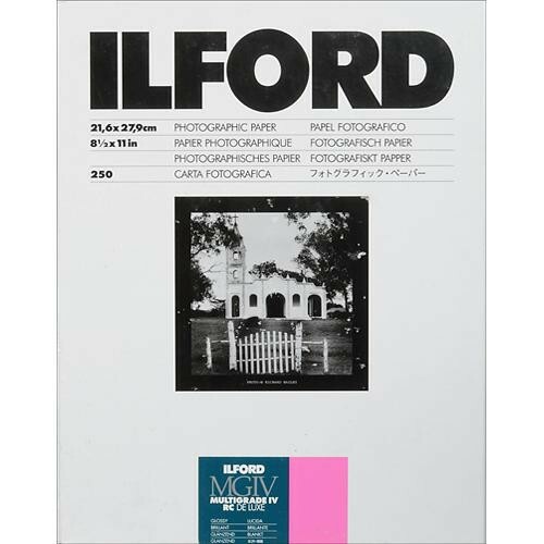 Ilford Multigrade IV RC DeLuxe Paper (Glossy, 8.5 x 11", 125 Sheets) 1/2 250 sh - Picture 2 of 2