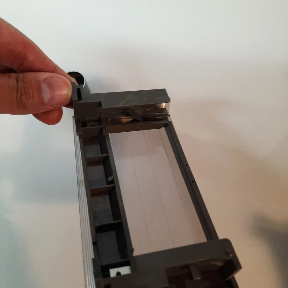 Sharp Stereo Cassette Deck Cassette Door Cover Assy Tuner Knob Silver Parts - Image 3 of 4