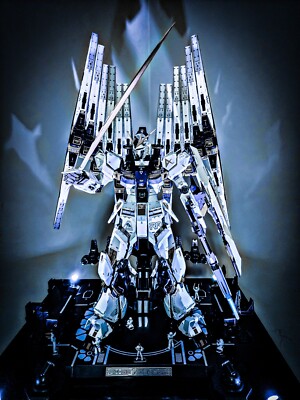 BANDAI METAL STRUCTURE Kaitai Shoki RX-93 ν Gundam N Gundam W/2 Set Fin Funnels 