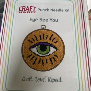 Craft Habit Punch Needle Kit Icu Large Eyeball