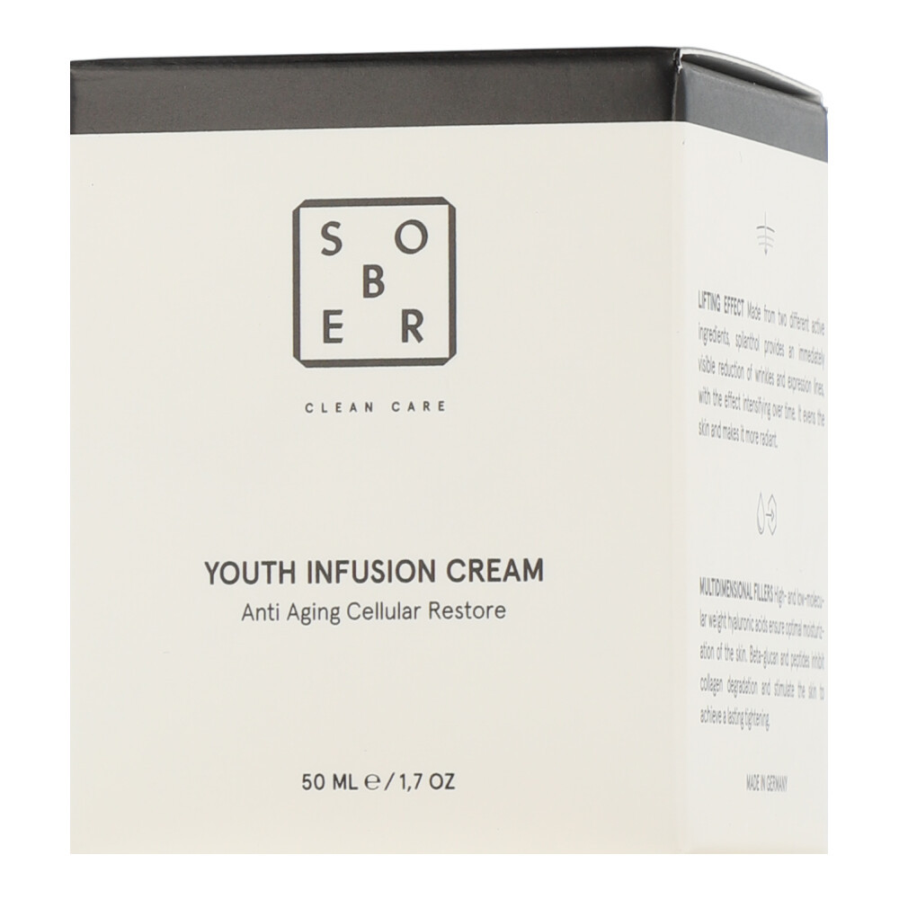 увлажняющий крем sober - Clean Care Youth Infusion Cream 50 мл