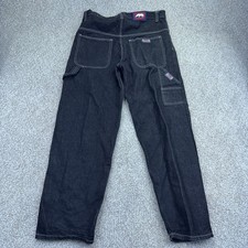 Vintage Y2K Ecko Unltd. Baggy Jeans Mens Size 38 38x31 Skater Carpenter Black
