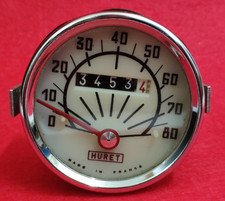 CONTACHILOMETRI TACHIMETRO HURET GILERA LAMBRETTA MOTOBI GUZZI MV MORINI 60  ISO