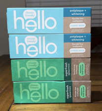hello Antiplaque  Whitening Fluoride-Free Toothpaste, Peppermint, 5 oz