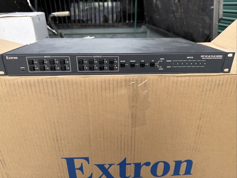 Extron DXP 84 HD 4K Digital Crosspoint Matrix Switcher