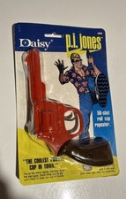 Vintage Daisy P.I. Jones 50-Shot Roll Cap Gun 4018   Sealed on Card   1980s Toy