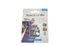 TEAMGROUP MicroSDXC Memory Card 128GB UHS-I A1 V30 U3 100MB/s Adapter 4K Android