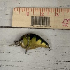 Norman Thin N Crankbait Lure Green Plastic Fr...