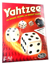 😁Yahtzee by Hasbro Games The Shake SCORE & Shout Dice Game LOW PRICE