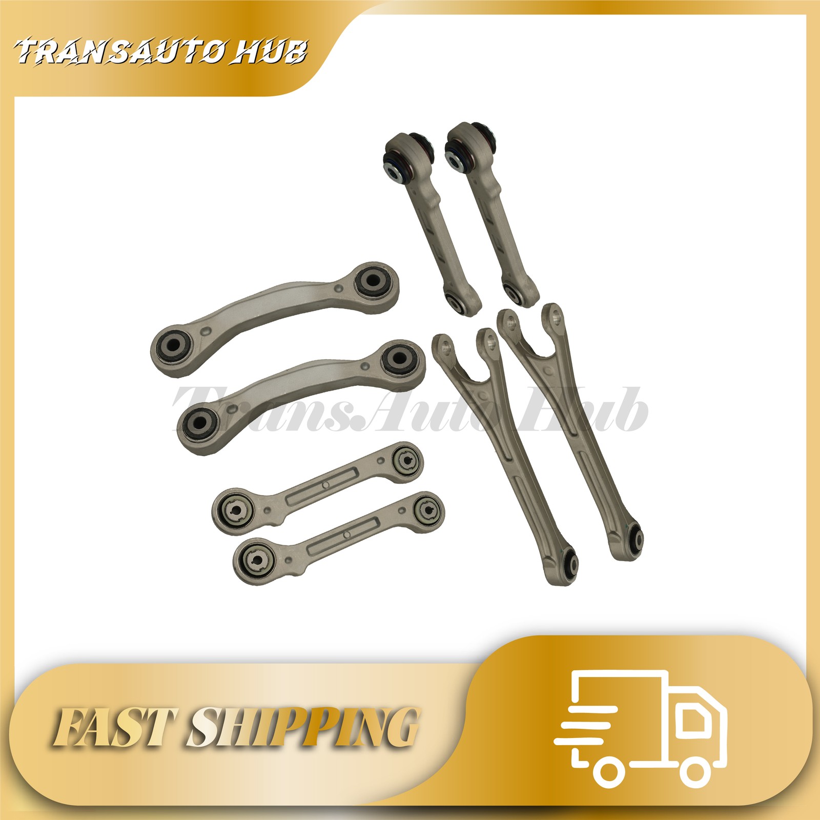 8PCS Rear Suspension Control Arm Kit For 2017+ Maserati Levante