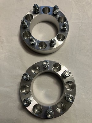 ECCPP 2 in. 6/5.5 - 108- 12x1.5-2'' wheel spacers for sequoia or fj cruiser 2 pcs