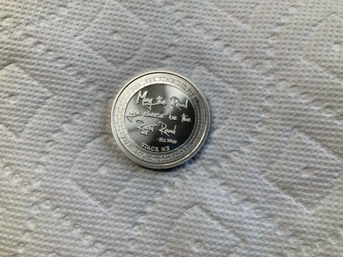 ''RARE'' Bix Weir The Road to Roota 1 Troy Oz. .999 Fine Silver Round. #5571