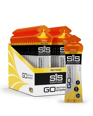 Energy Gel Isotonic Fast Acting Carbohydrate Cherry 30 Count SIS GO Science