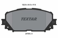 Textar Bremsbelagsatz, Scheibenbremse Vorderachse U.A. FüR Daihatsu, Toyota