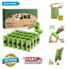 Pets N Bags Dog Poop Bags, Dog Waste Bags, Biodegradable Unscented Refill Rolls