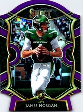 2020 Panini Select #84 James Morgan Purple Prizm Die Cut