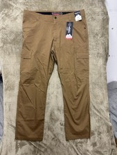 NWT WRANGLER ATG Range Cargo Pant Men 40x30 Brown Hiking Nylon Pants