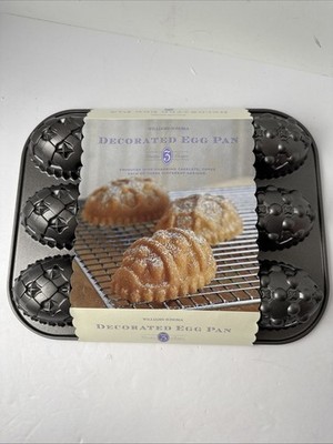 Williams Sonoma NORDIC WARE Easter Egg Baking Mold Cakelet Mini Cake Pan NWT