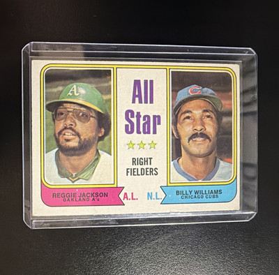 1971 Topps All-Star Reggie Jackson/Billy Williams #338 A's Cubs MLB Card