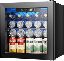 48 Can Beverage Refrigerator Cooler Mini Fridge Glass Door