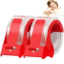 2-Pack Clear Packing Tape with Dispenser, 2.7mil x 1.88 Inches x 55 Yards Hea...